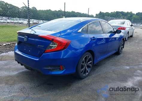 2020 Honda Civic Sport from USA, damaged, VIN 2HGFC2F89LH584538
